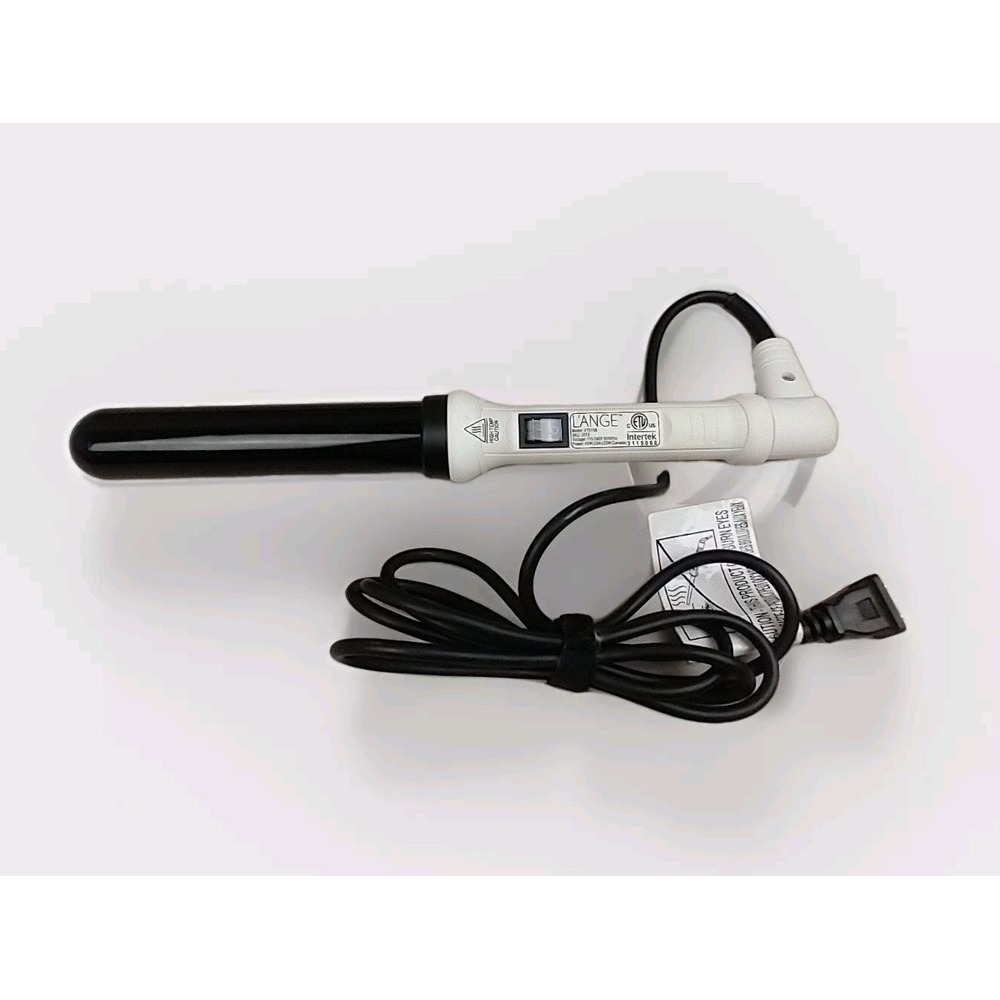 L'ANGE Titanium Hair Curling Wand HT015B 1.25" 32mm Lange Iron 45 Watt White